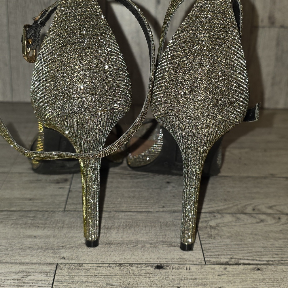 Martha Stewart Glittering Black Heels - Picture 3 of 4